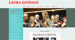 Desktop Screenshot of laurasandage.com